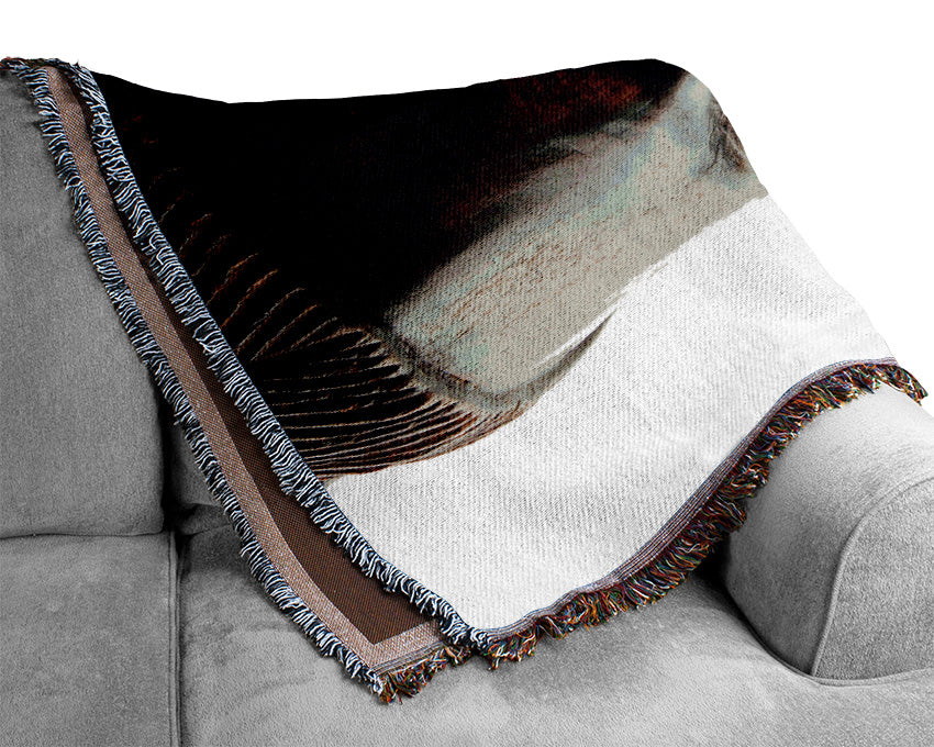 Stunning African Carving Woven Blanket