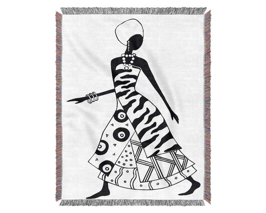 Tribal Dress Woven Blanket