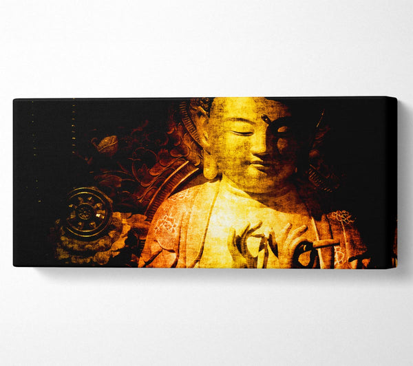 Buddha meditiert