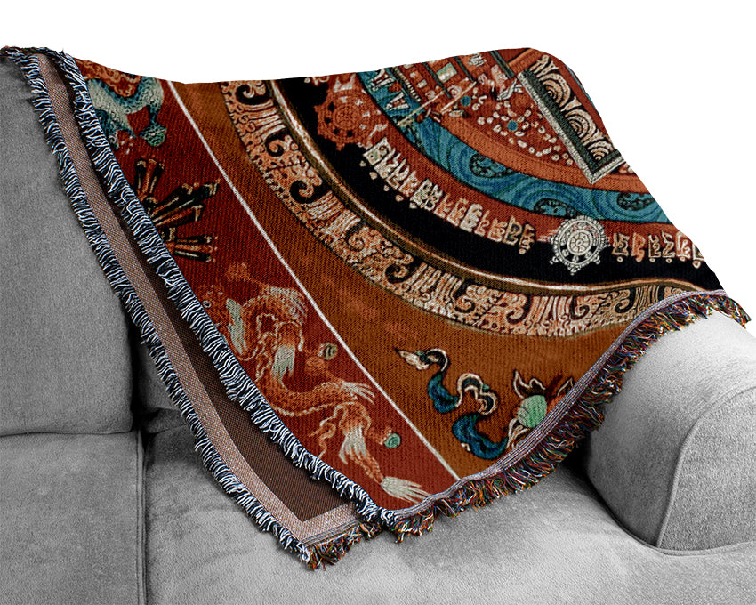 Geometric Shape Woven Blanket