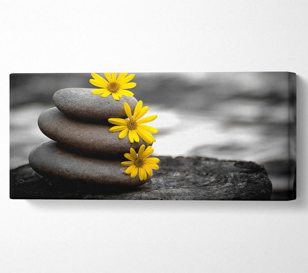 Zen-Blumensteine