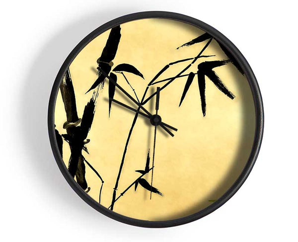 Chinese Bird Painting Clock - Wallart-Direct UK