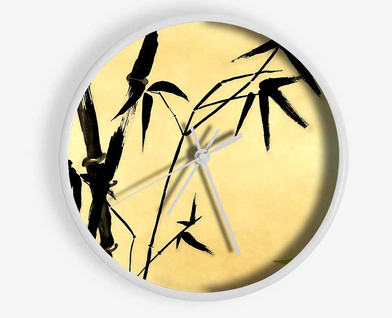 Chinese Bird Painting Clock - Wallart-Direct UK
