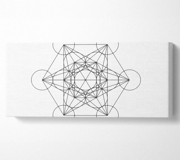 Metatrons Würfel Zeichnung