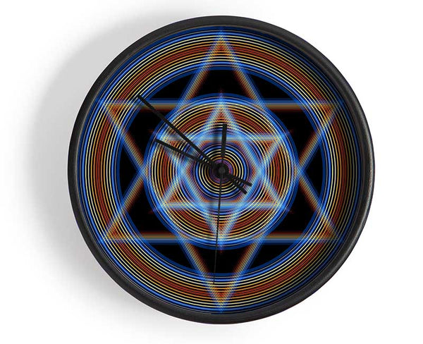 Cymatic Star Clock - Wallart-Direct UK