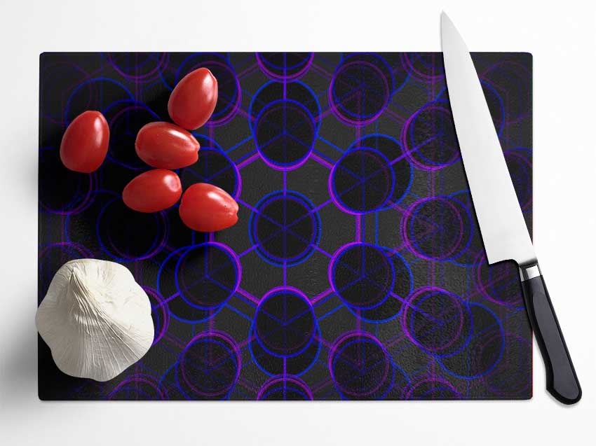 Mystic Exchange Glass Chopping Board