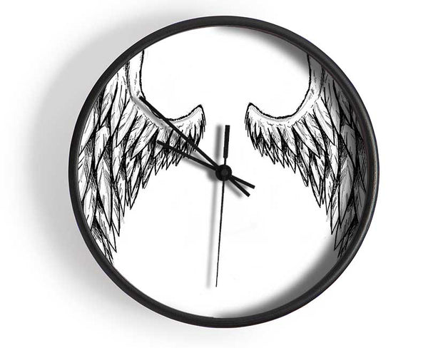 Demon Wings Clock - Wallart-Direct UK