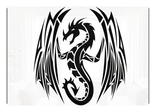 Stammesflügel Drache