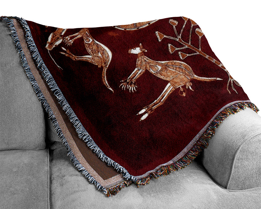 Aboriginal Nadjamerrek Lofty Woven Blanket