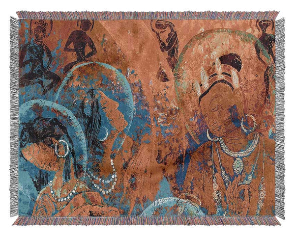 Tibetan Buddhist Woven Blanket