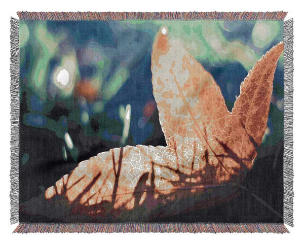 Fallen Leaf Woven Blanket