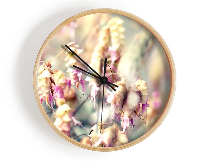 Wild Flowers In Spring Clock - Wallart-Direct UK