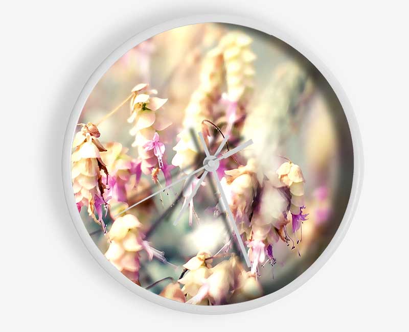 Wild Flowers In Spring Clock - Wallart-Direct UK