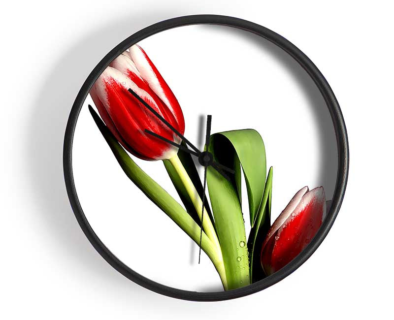 Tulip Model Clock - Wallart-Direct UK