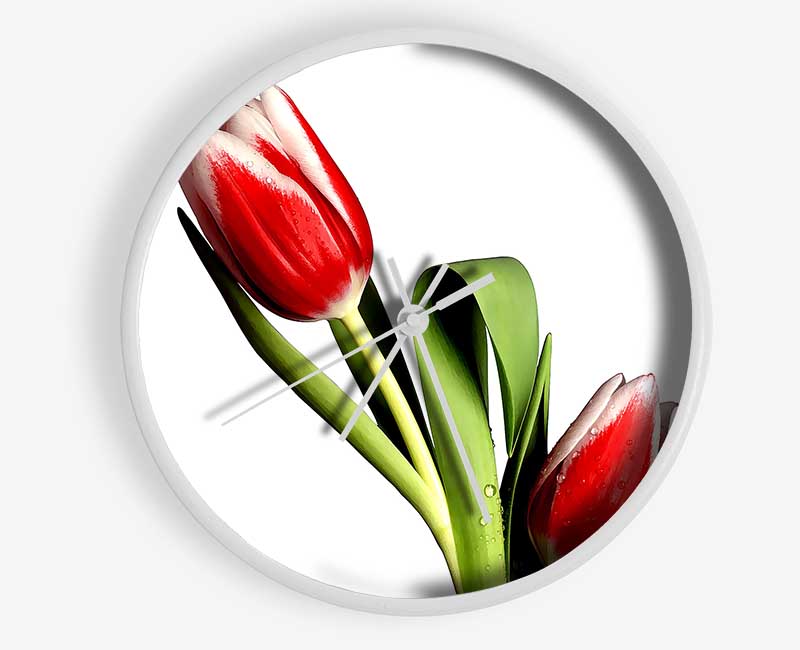 Tulip Model Clock - Wallart-Direct UK