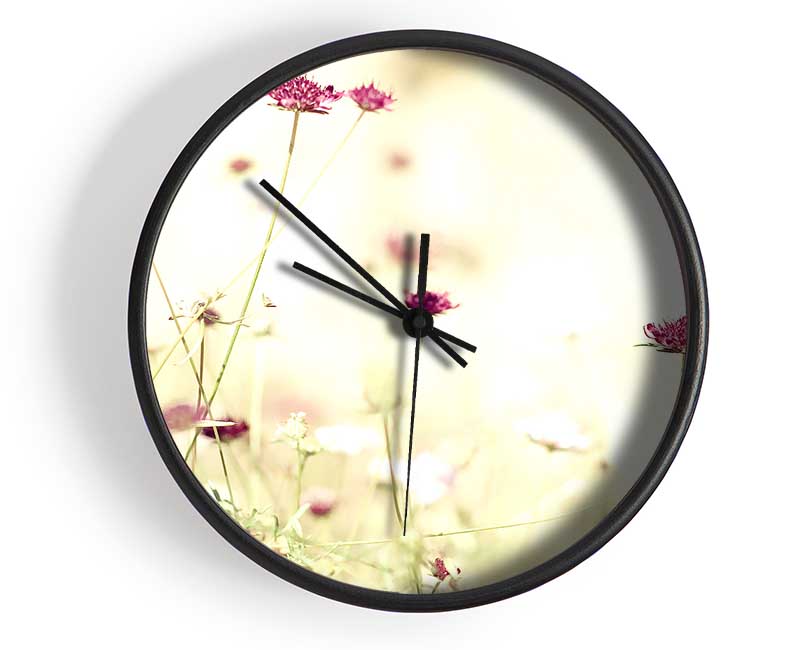 Wildflowers In Stunning Sunlight Clock - Wallart-Direct UK