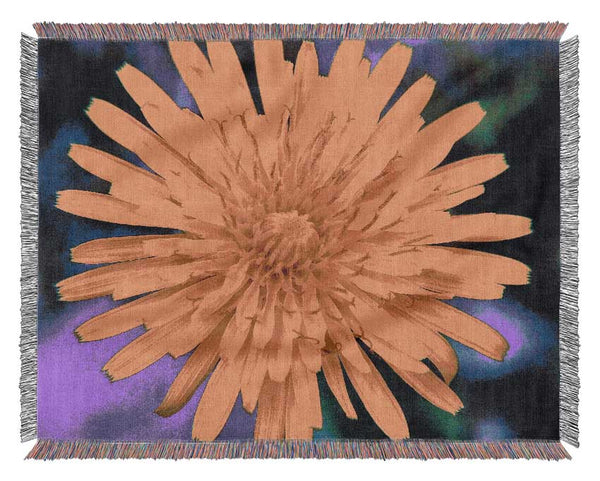 Yellow Wildflower Woven Blanket