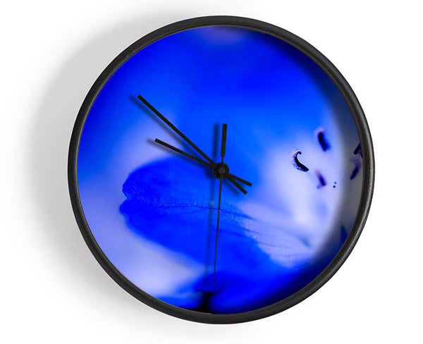Electric Blue Clock - Wallart-Direct UK