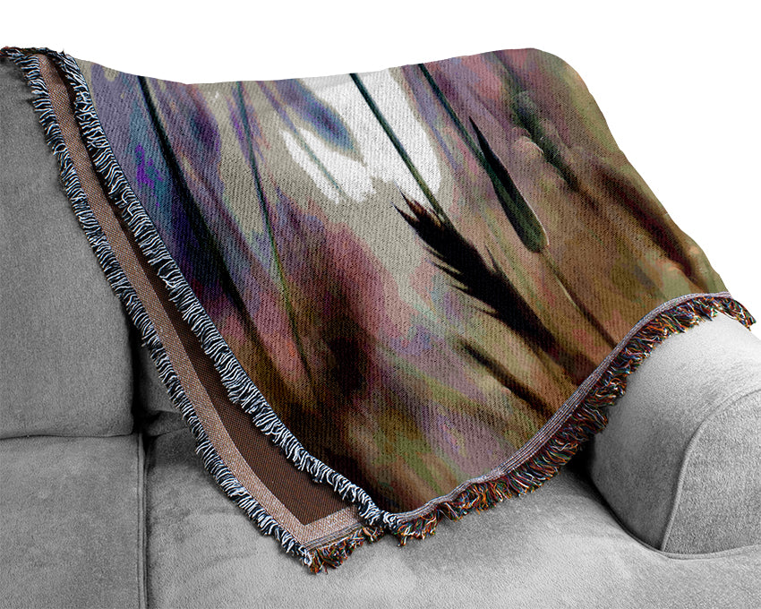 Soft Field Grass Woven Blanket