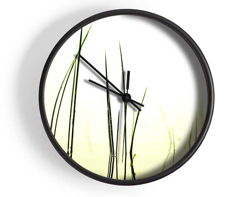 Water Grass Clock - Wallart-Direct UK