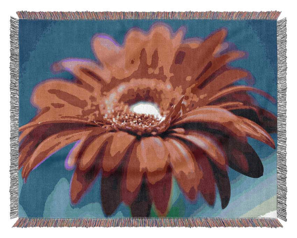 Fathers Day Flowers Woven Blanket