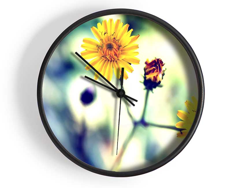 Weed Or Flower Clock - Wallart-Direct UK