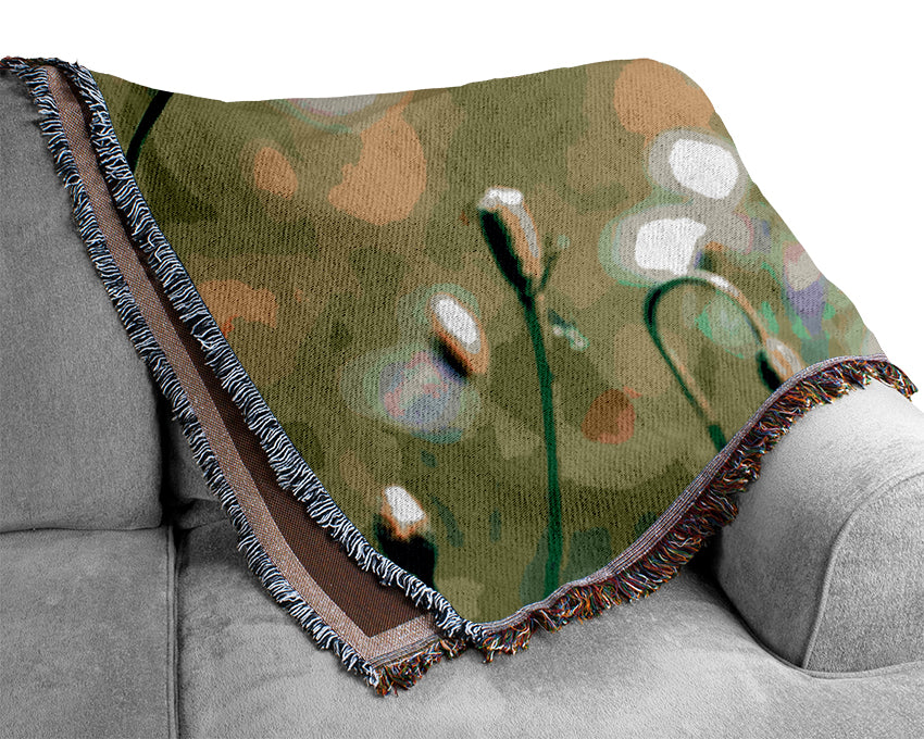 Poppy Meadow Woven Blanket