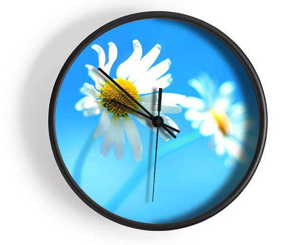 Duo Daisy Skies Clock - Wallart-Direct UK