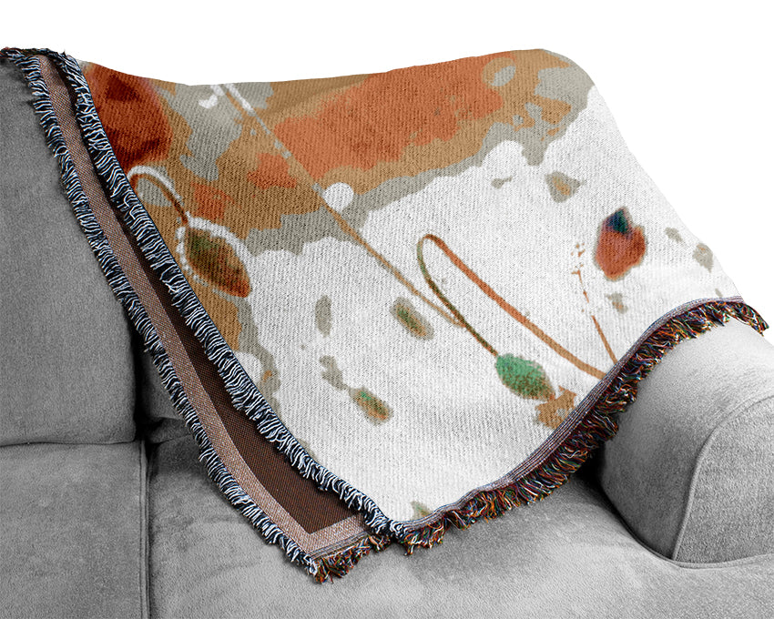 Poppy Sunlight Woven Blanket