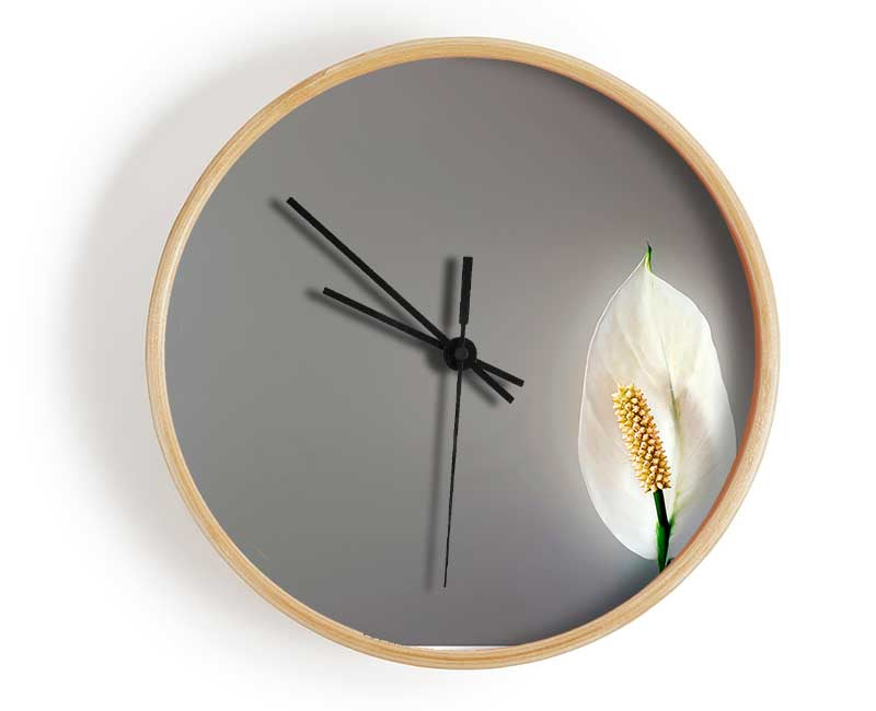 White Lily Heaven Clock - Wallart-Direct UK