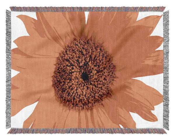 Sunflower Petals Woven Blanket