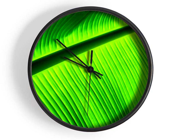 Light Of The Green Leaf Clock - Wallart-Direct UK