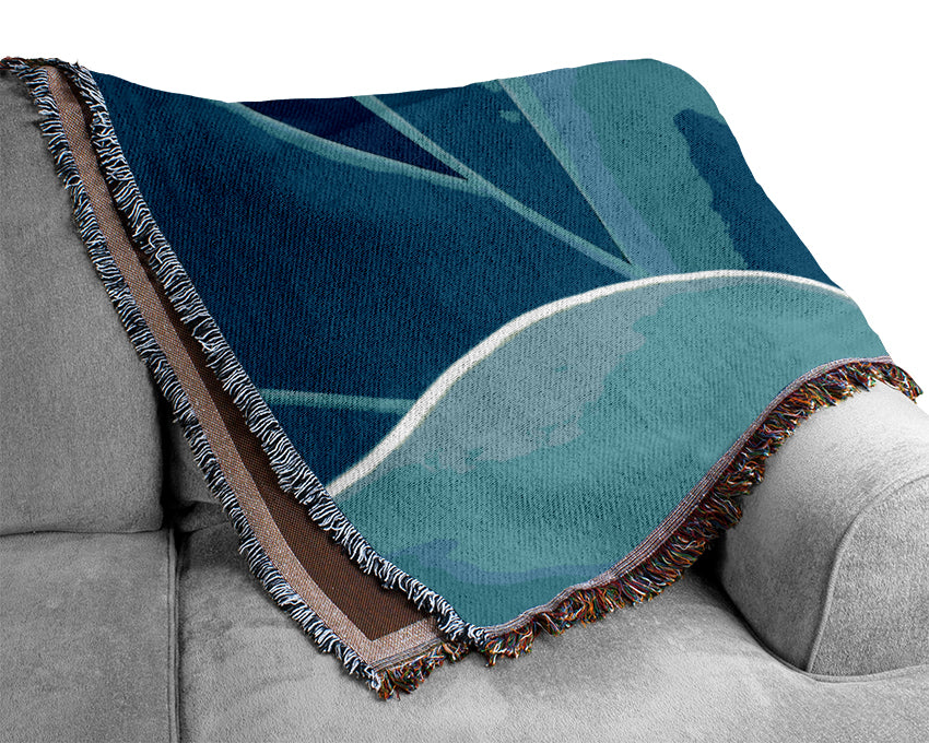 Jungle Leaves Woven Blanket