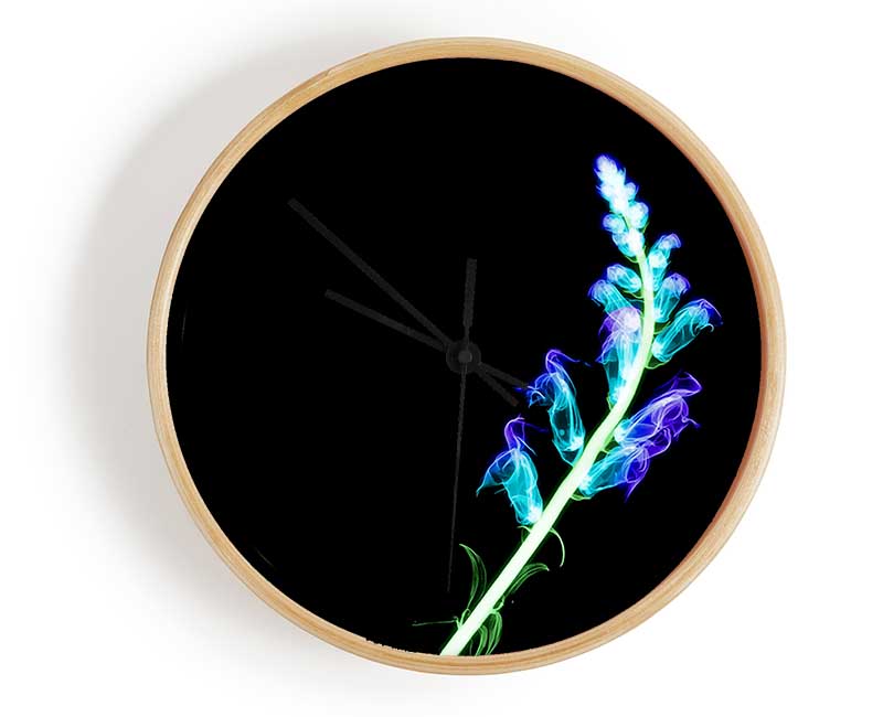 X-Ray Purple Clock - Wallart-Direct UK