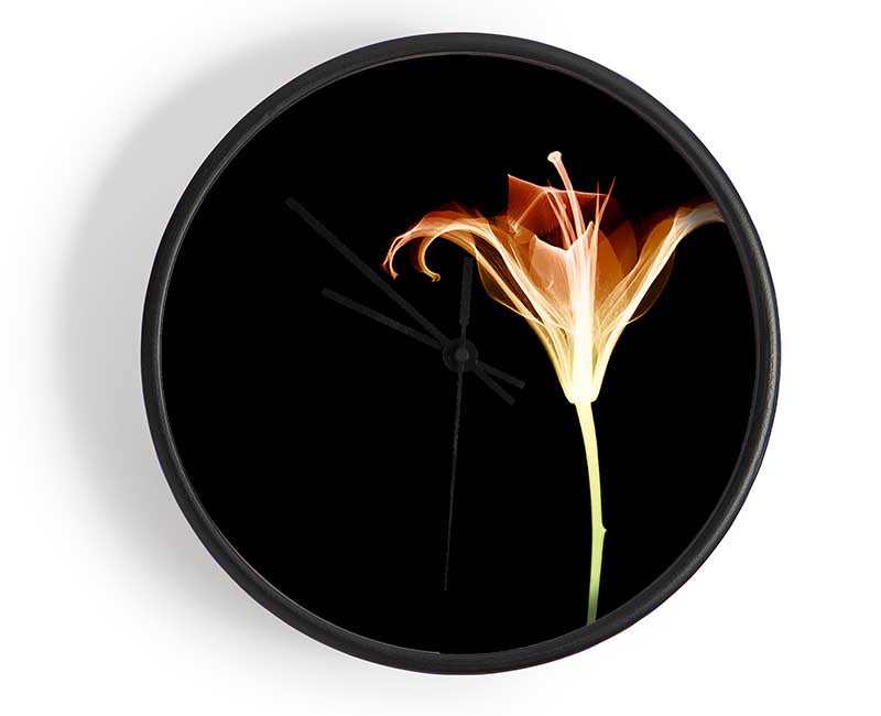 X-Ray Orange Clock - Wallart-Direct UK