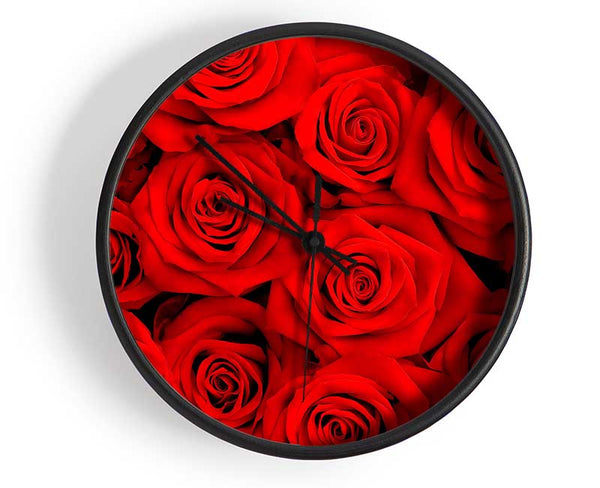 Lovely Roses For The One I Love Clock - Wallart-Direct UK