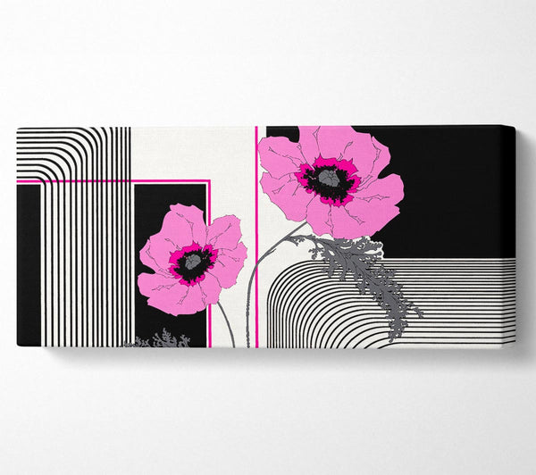 Pink Poppy Stripes