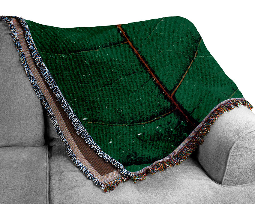Colour Of Leaves Woven Blanket