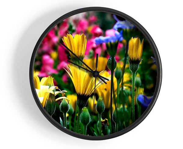 Vail Flowers In Colorado Clock - Wallart-Direct UK