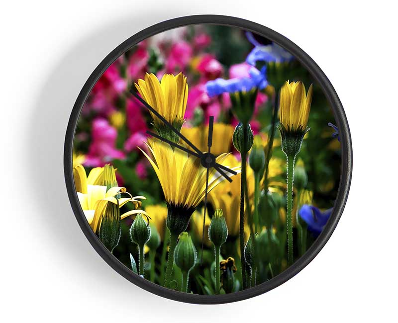 Vail Flowers In Colorado Clock - Wallart-Direct UK