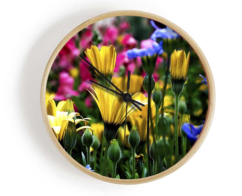 Vail Flowers In Colorado Clock - Wallart-Direct UK