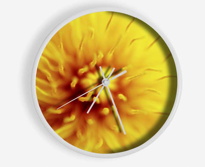 Yellow Beauty Clock - Wallart-Direct UK