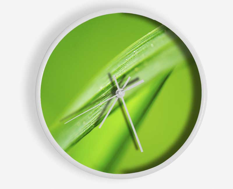 Green On Green Clock - Wallart-Direct UK