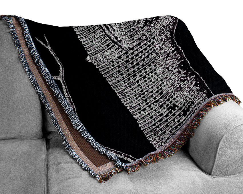 Tree Bark Woven Blanket