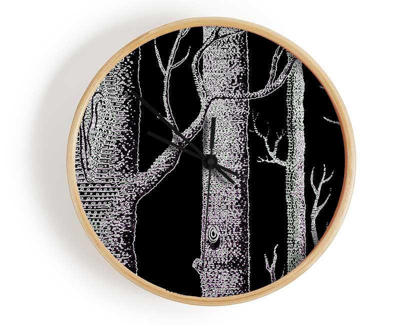 Tree Bark Clock - Wallart-Direct UK