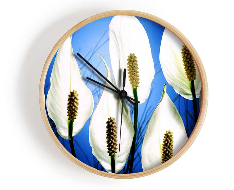 White March Clock - Wallart-Direct UK