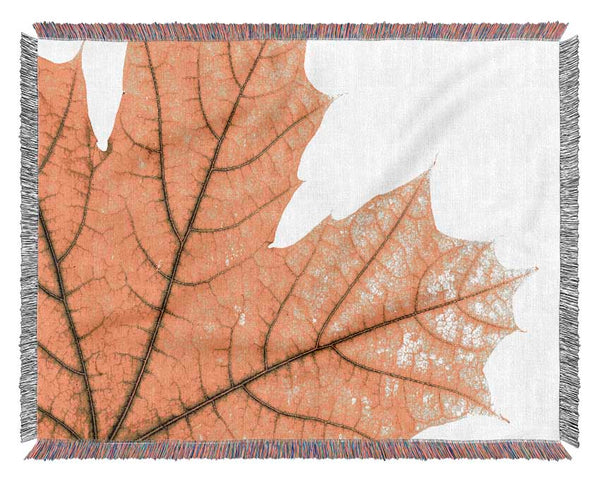 Magnificent Leaf Woven Blanket