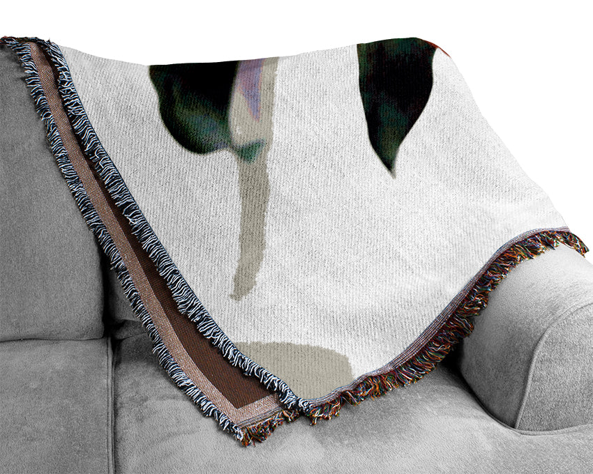 Twin Fire Tulip Centre Woven Blanket