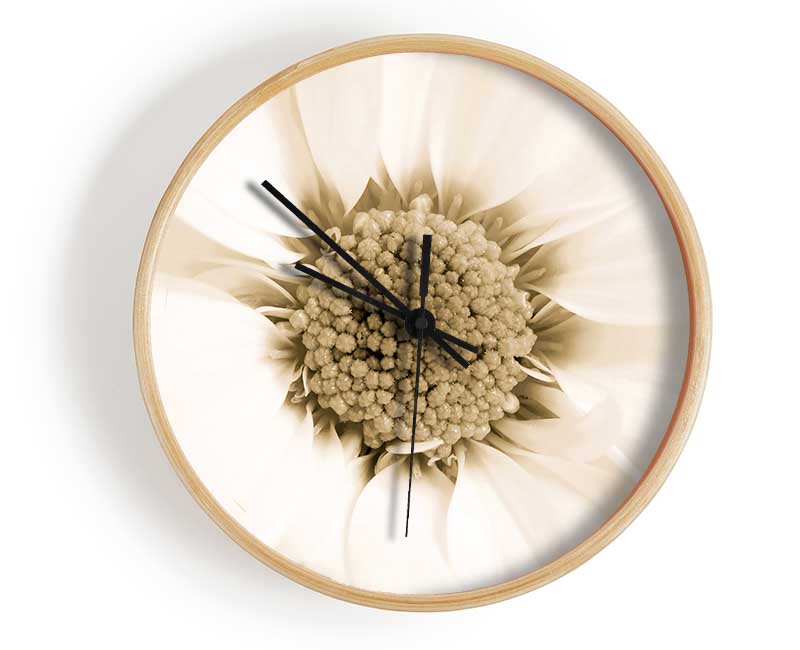 White Petal Heaven Clock - Wallart-Direct UK