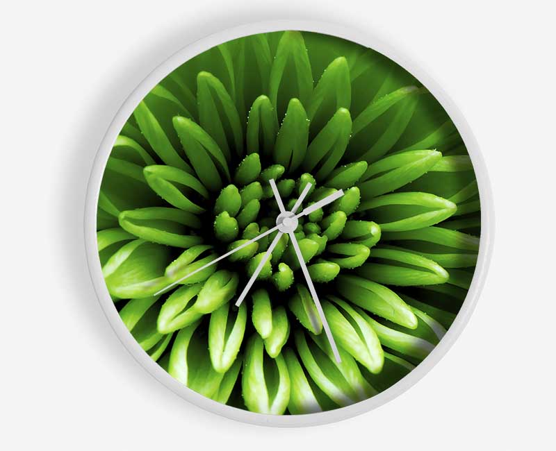 Green Centre Clock - Wallart-Direct UK